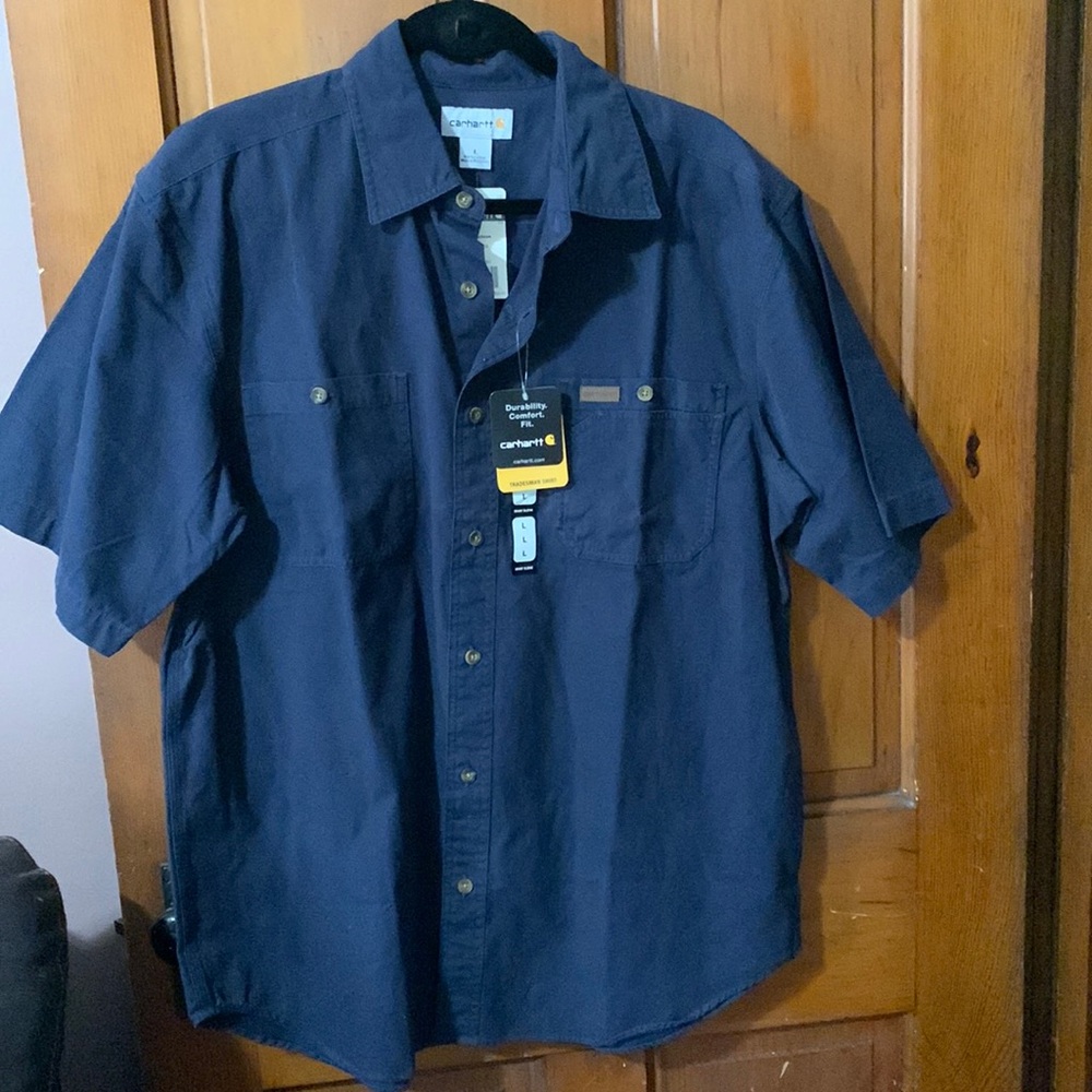 NWT Carhartt Button Down Tee